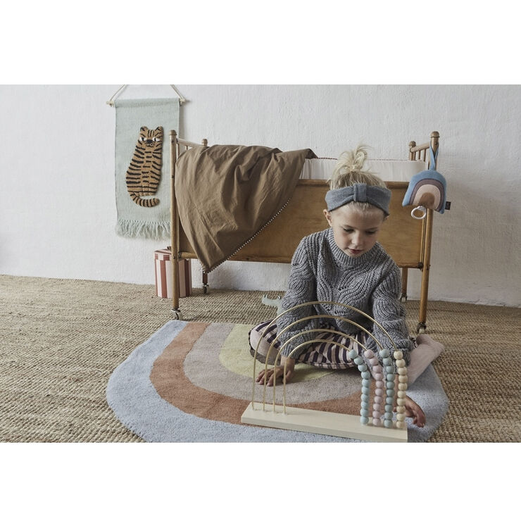 OYOY MINI Abacus Rainbow Nature