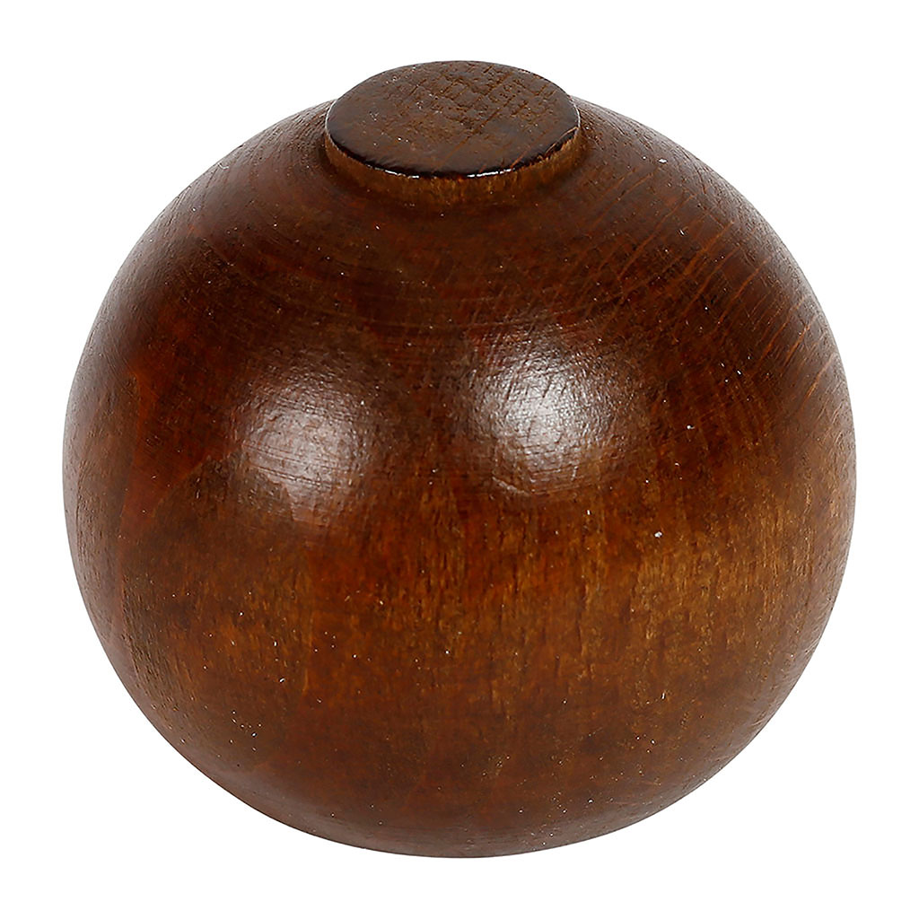 Lot de 2 embouts bois boule chêne D 28mm