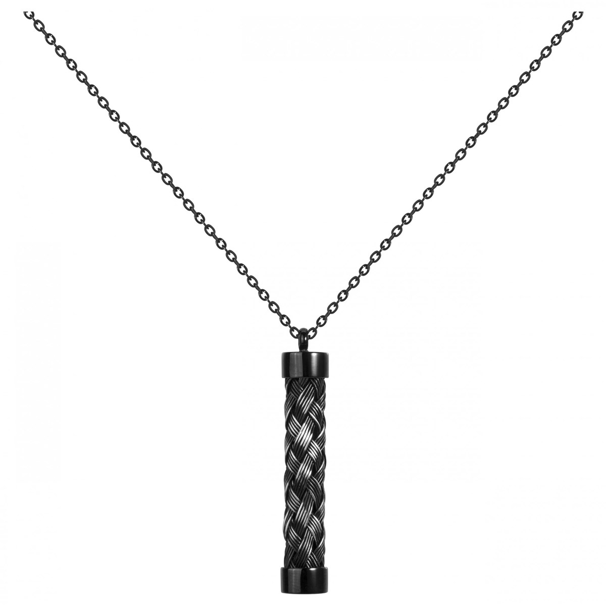 Collier mono-motif Akil en PVD