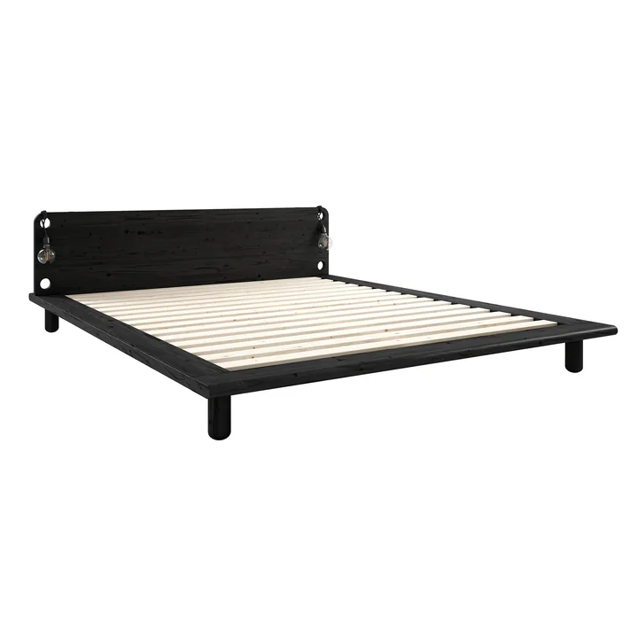 Karup Design - Peek Bett 180 x 200 cm, Kiefer schwarz
