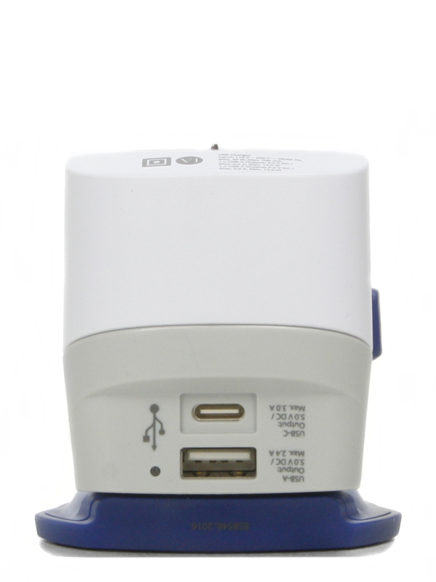 Adaptateur Go Travel Electrique Monde USB A + USB C