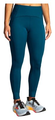 Collant thermique Brooks Momentum Thermal Bleu Femme