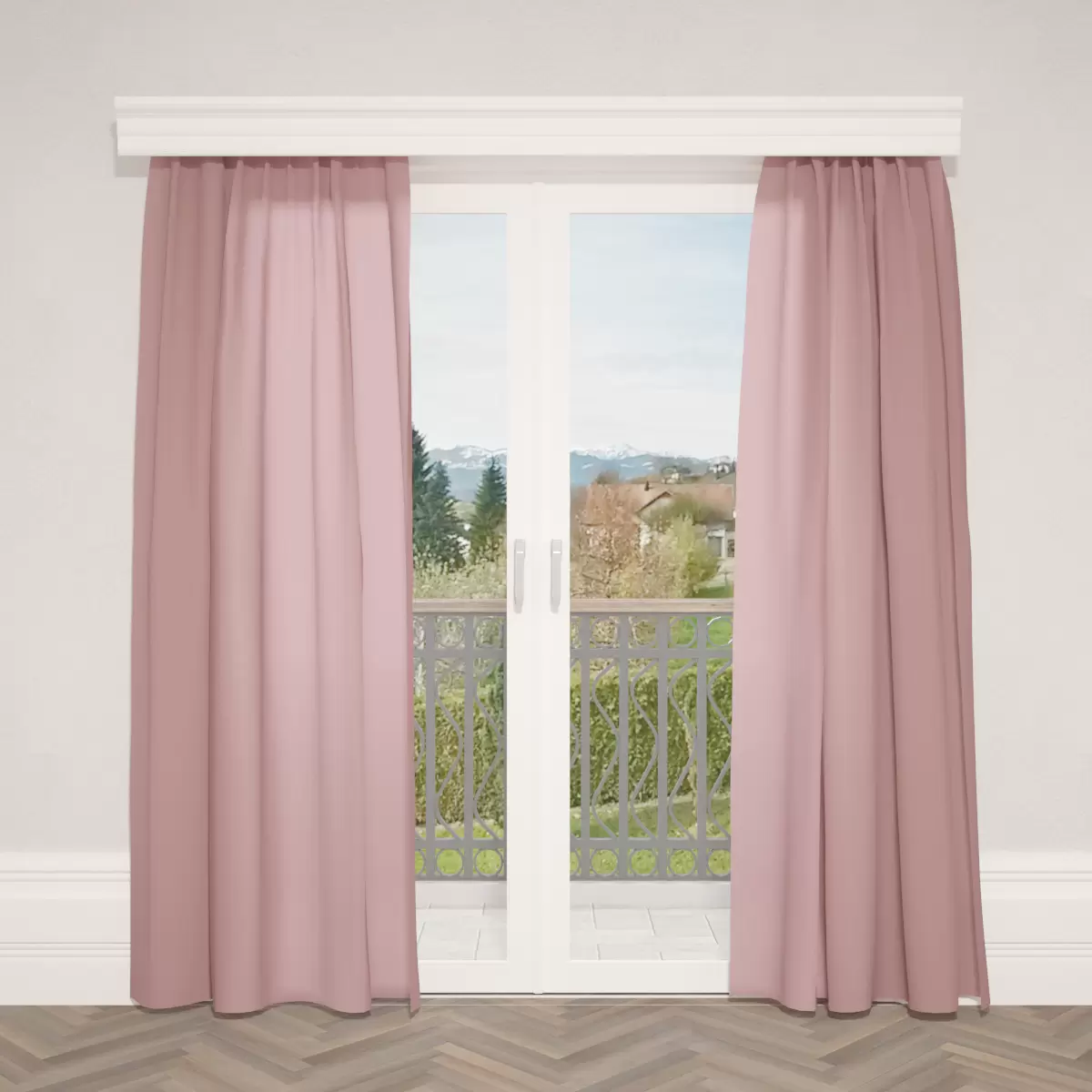 Nachtvorhang Mircrocrash lila,taupe
