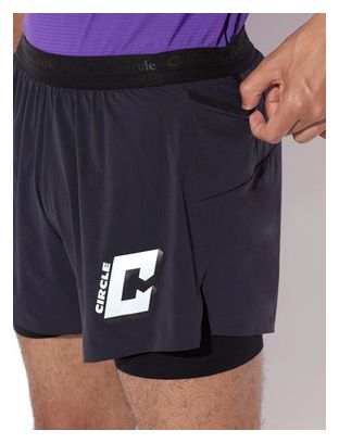 Short 2-en-1 Running Circle Legend Bleu foncé