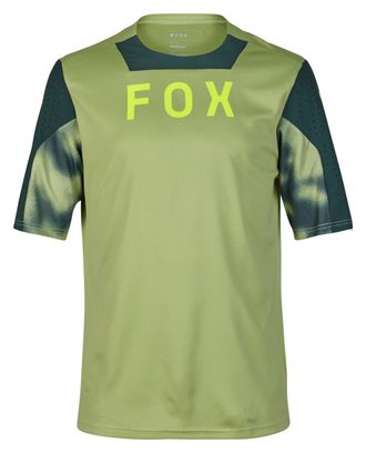 Maillot Manches Courtes Fox Defend Taunt Vert