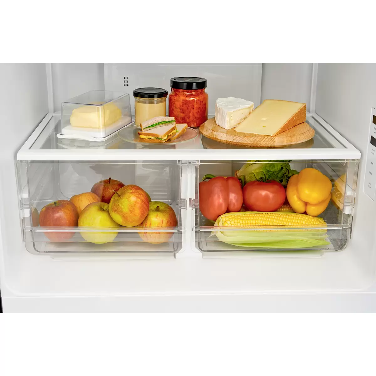 Kühl-/Gefrierschrank Frescolino Classic 401L Creme Creme