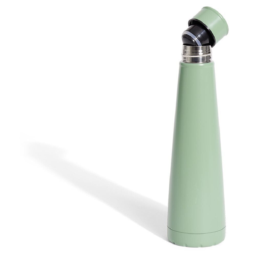 Bouteille isotherme en inox vert 400ml