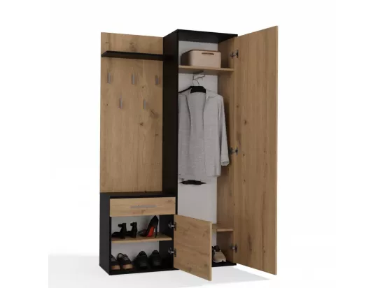 Armoire Duo DUO ANTHRACITE ARTISAN
