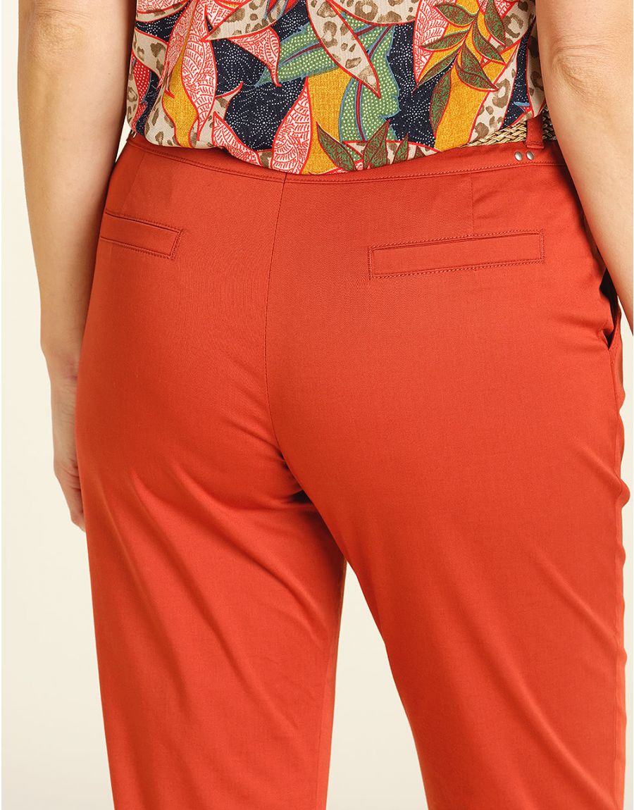 Pantalon 7/8e terracotta