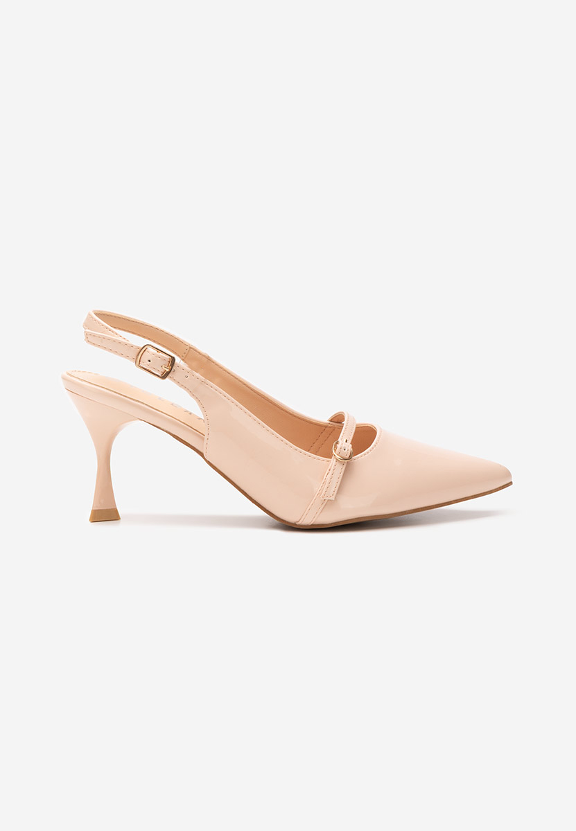 Chaussures slingback beige Pearlie