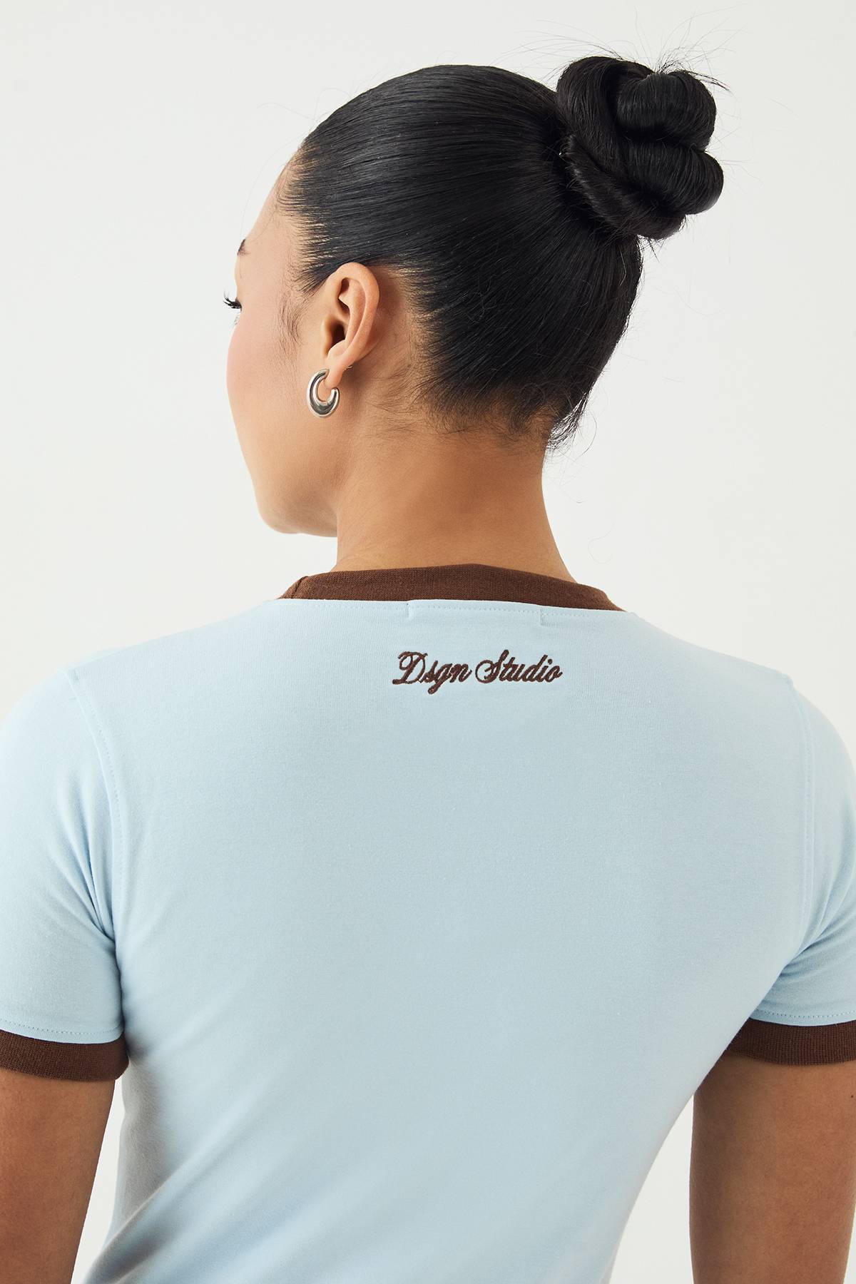 T-shirt Ajusté Contrasté Dsgn Studio