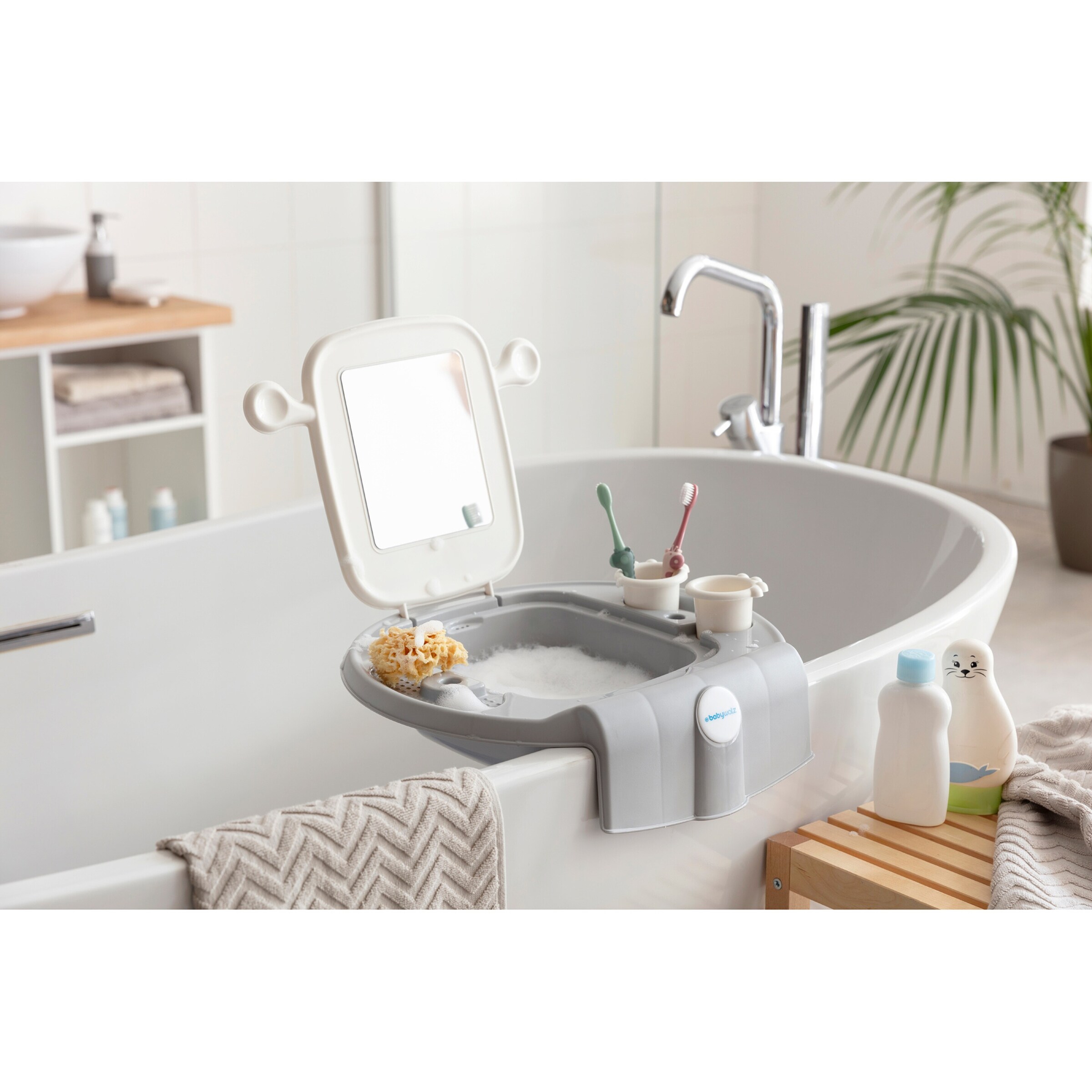 baby-walz - BASICS Kinderwaschbecken grau