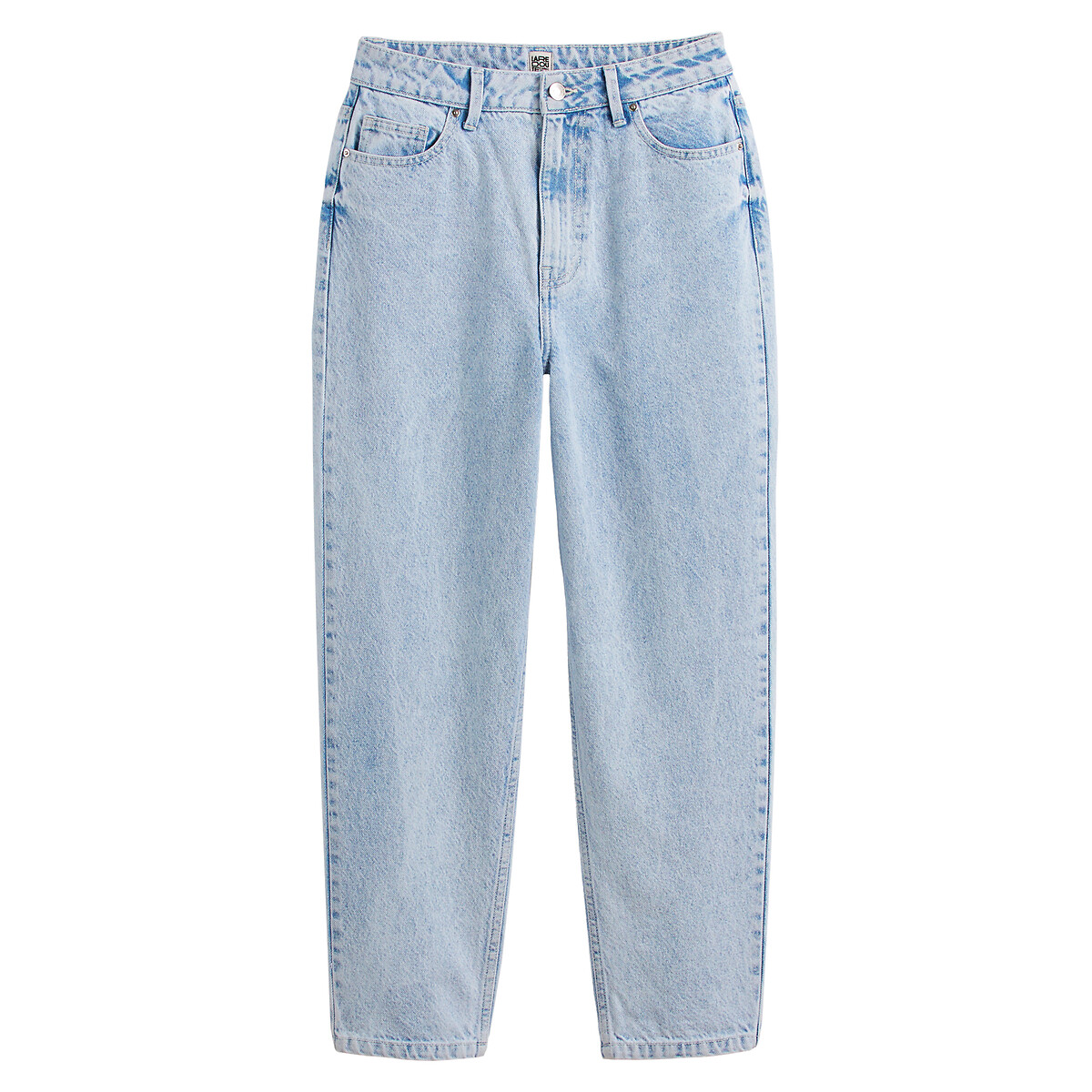 COLEÇÕES LA REDOUTE<br>Mom jeans, algodão orgânico, Signature PAULINE