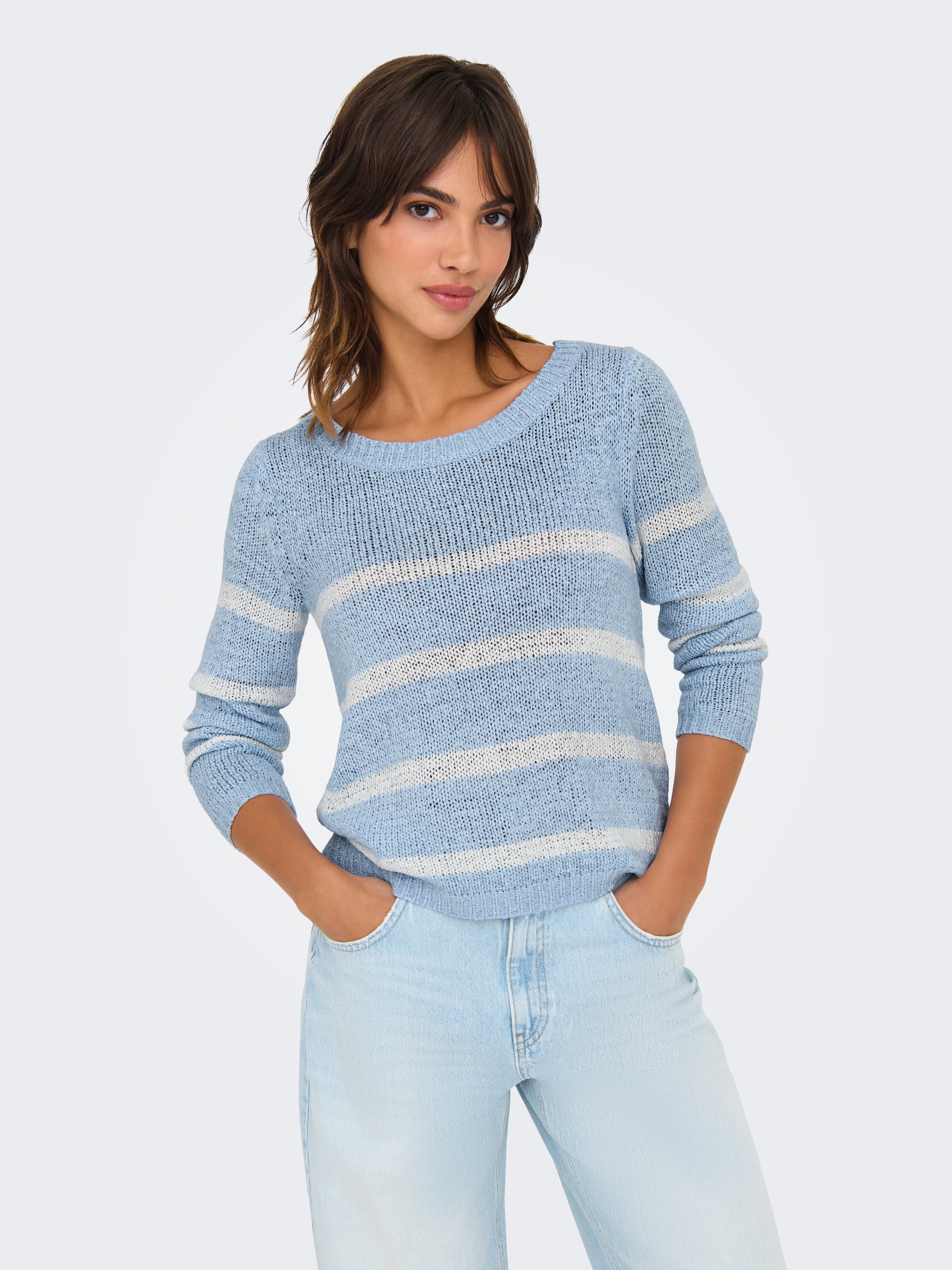 ONLGEENA Strickpullover Clear Sky