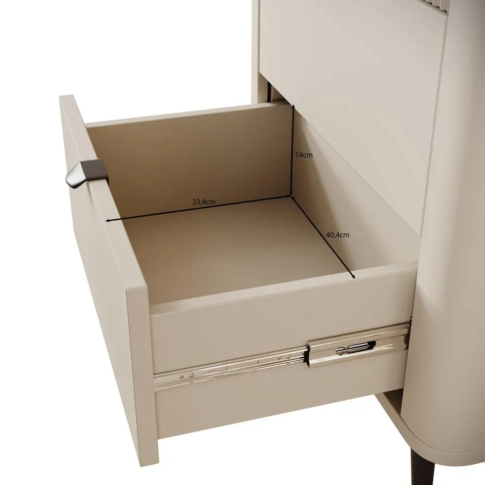Meubella - Wandkast Mace - Beige - 60 cm