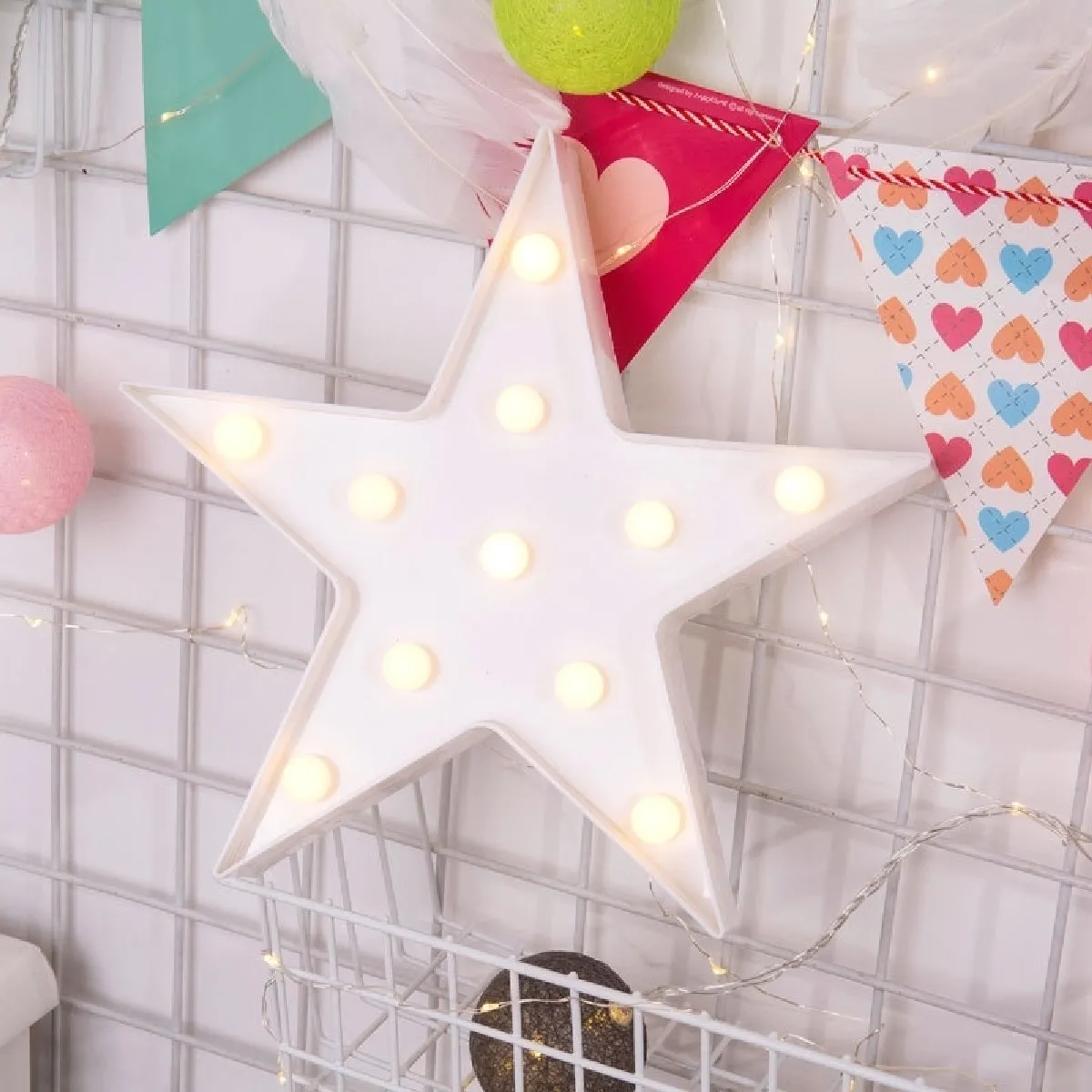 Wewoo Guirlande lumineuse Pentagon