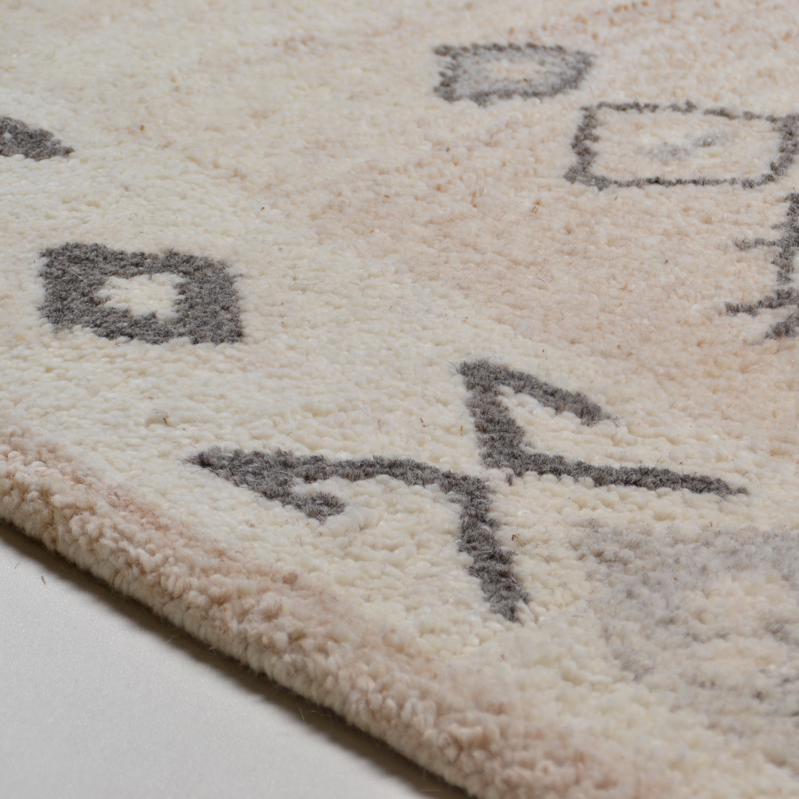 Teppich ROYAL BERBER - beige gemustert - 60x90 cm
