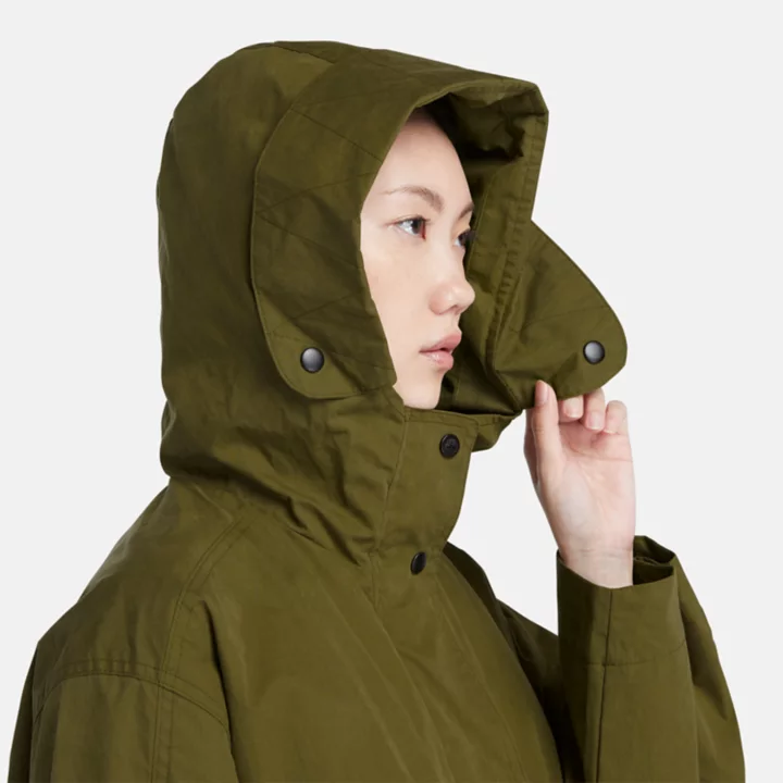 Parka Fishtail Feminina na cor Verde