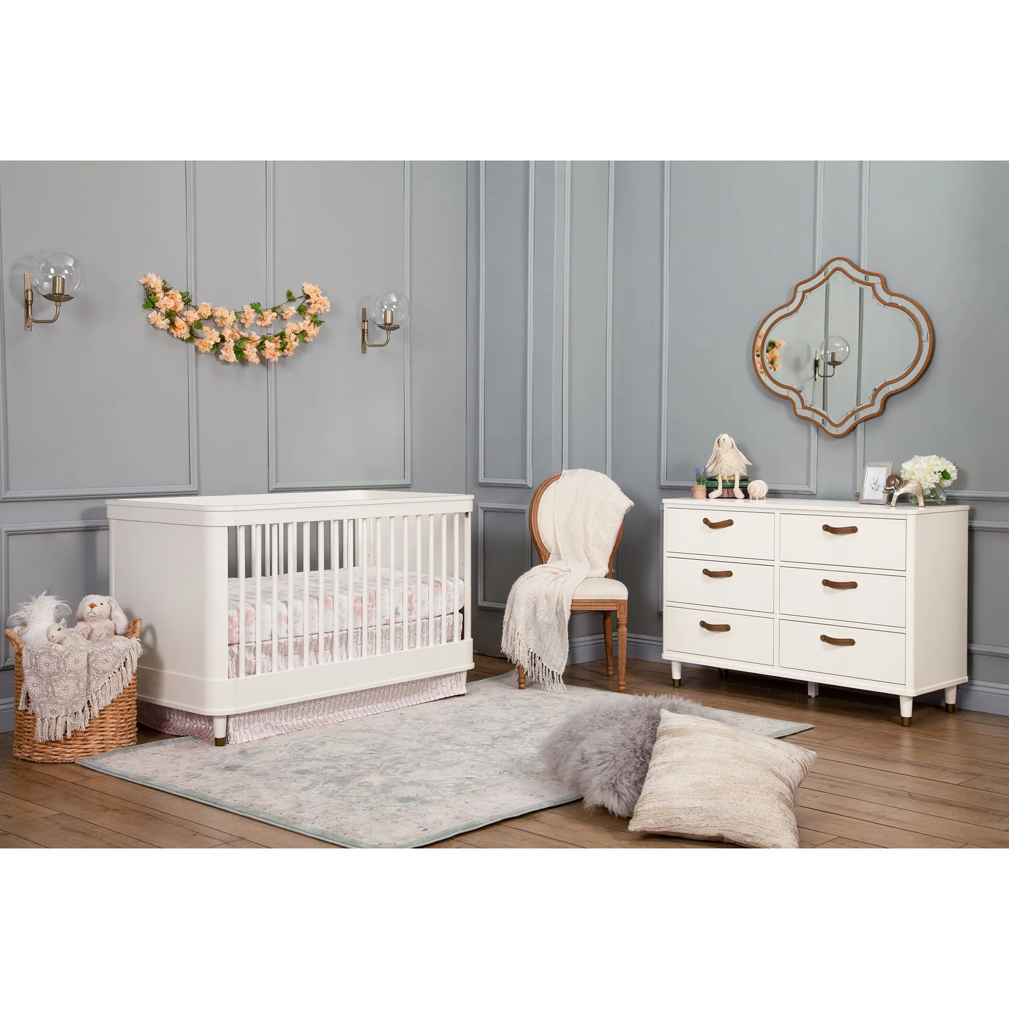 Million Dollar Baby Bureau 6 Tiroirs Tanner - Blanc Chaud