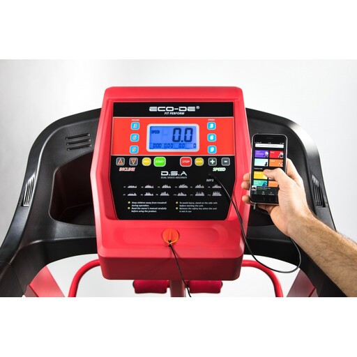 Esteira multifuncional Ecode Fit Perform com função de massagem