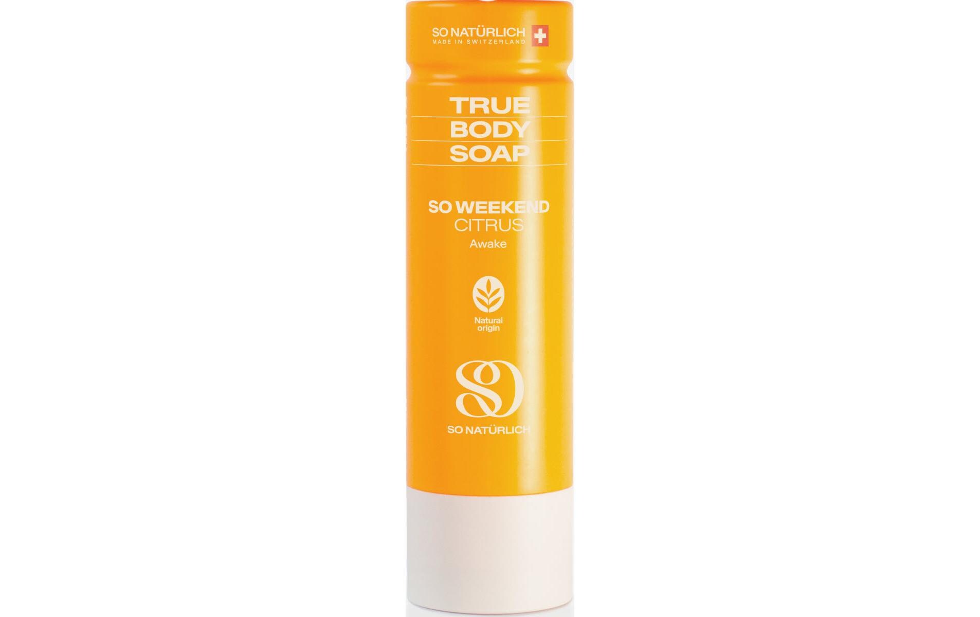 True Body Soap SO Weekend Citrus 200 mlNatürliches Duschgel aus natürlichen Ölen