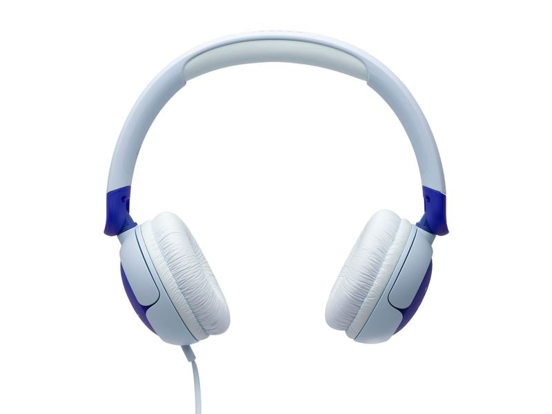 JBL On-Ear-Kopfhörer JR320 Blau Kabelgebundene Kinderkopfhörer mit reduzierter Lautstärke