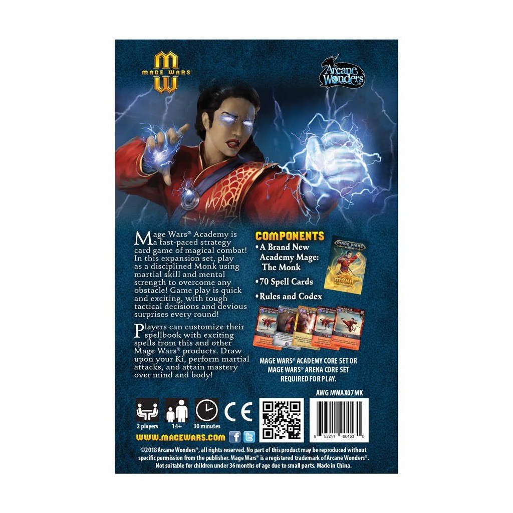 Mage Wars Academy : Monk Expansion