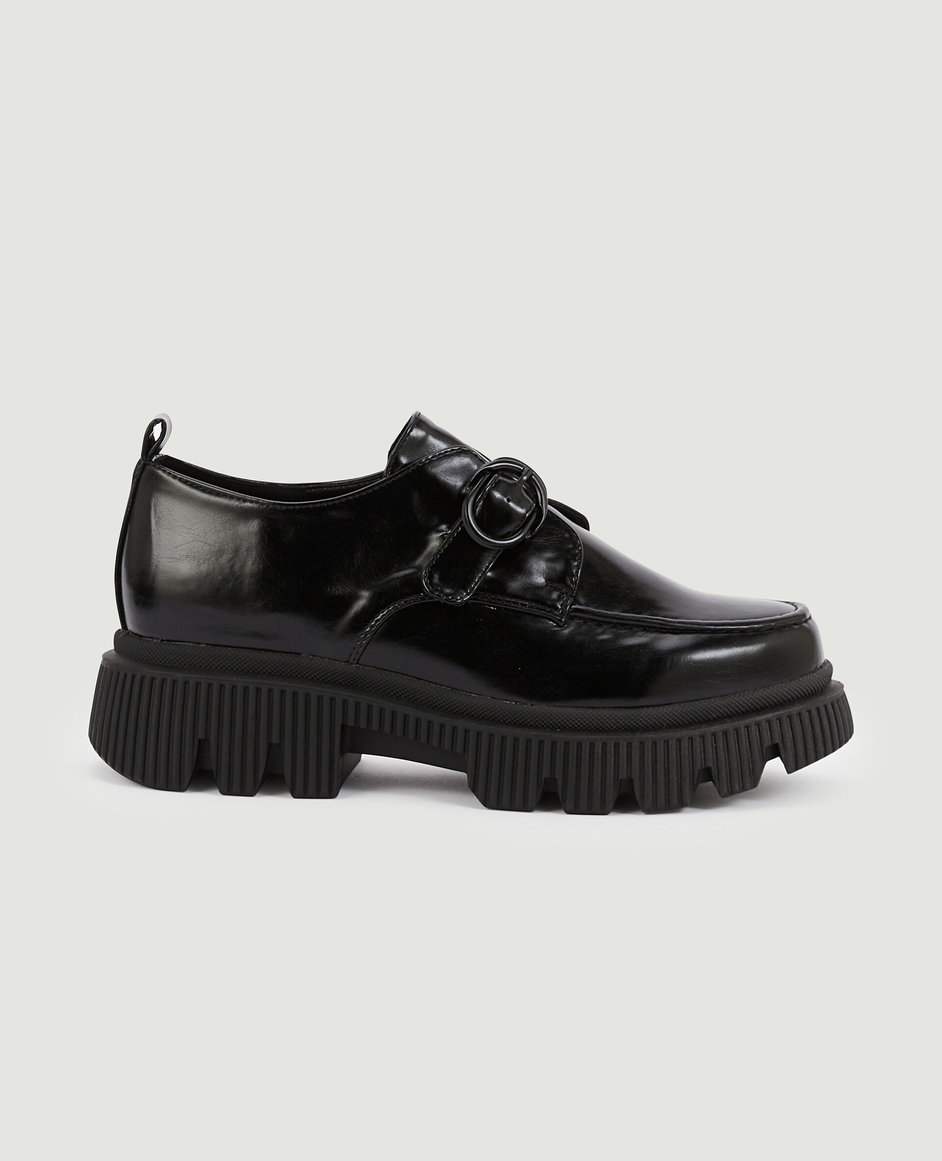 Mocassins avec boucle semelles crunchy - Noir