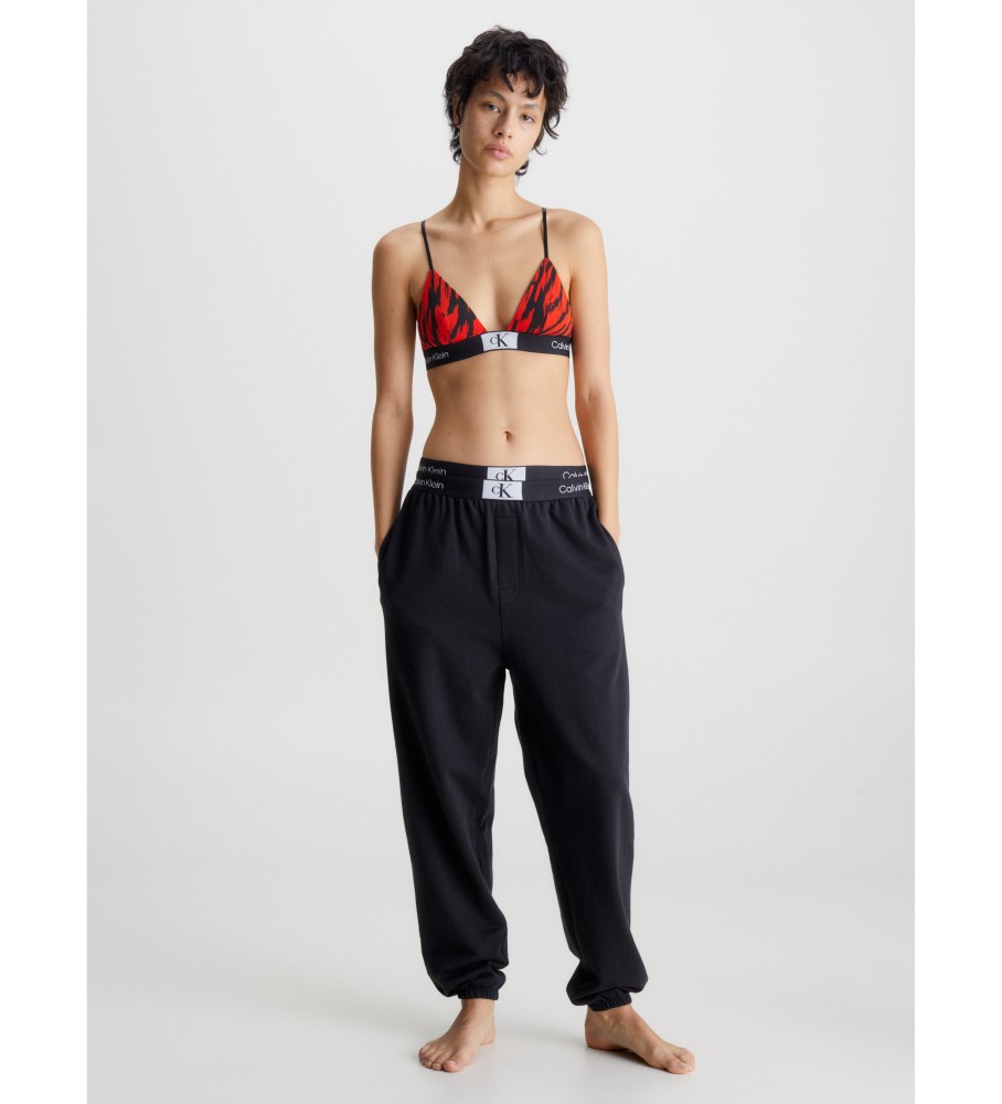Calça de moletom Calvin Klein CK96 preta