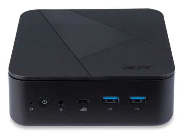 Acer Veriton NUC VN1502G-13U7U - Barebone - mini PC 1 x Core i7 1355U / op til 5 GHz - RAM 0 GB - Intel Iris Xe Graphics - Gigabit Ethernet, IEEE 802.11ax (Wi-Fi 6), Bluetooth