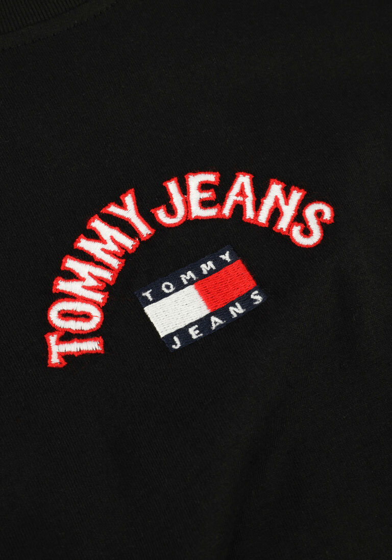 TOMMY JEANS zwarte tommy jeans t-shirt tjw cls varsity prep 2 tee