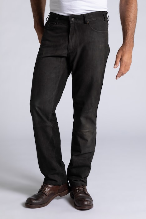 Lederhose, Regular Fit, 5-Pocket, Büffelleder
