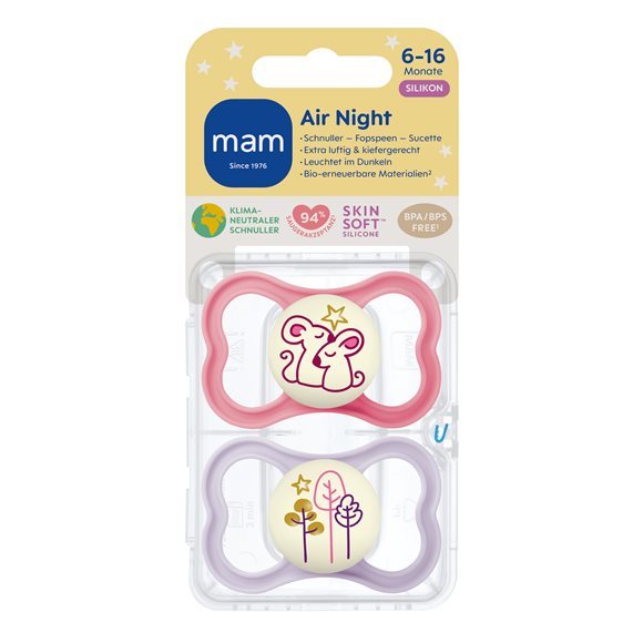 MAM Air Night Nuggi<br>2 Stück, 6-16 Monate