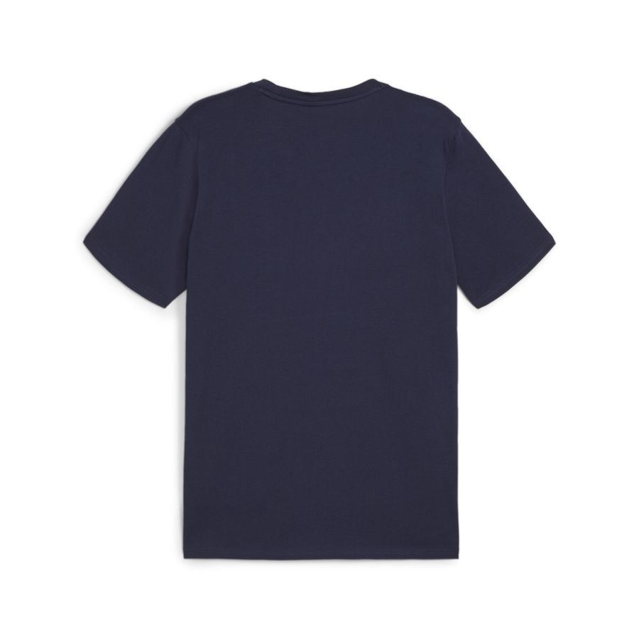 PUMA T-Shirt teamGOAL Casuals - Bleu Marine/Blanc