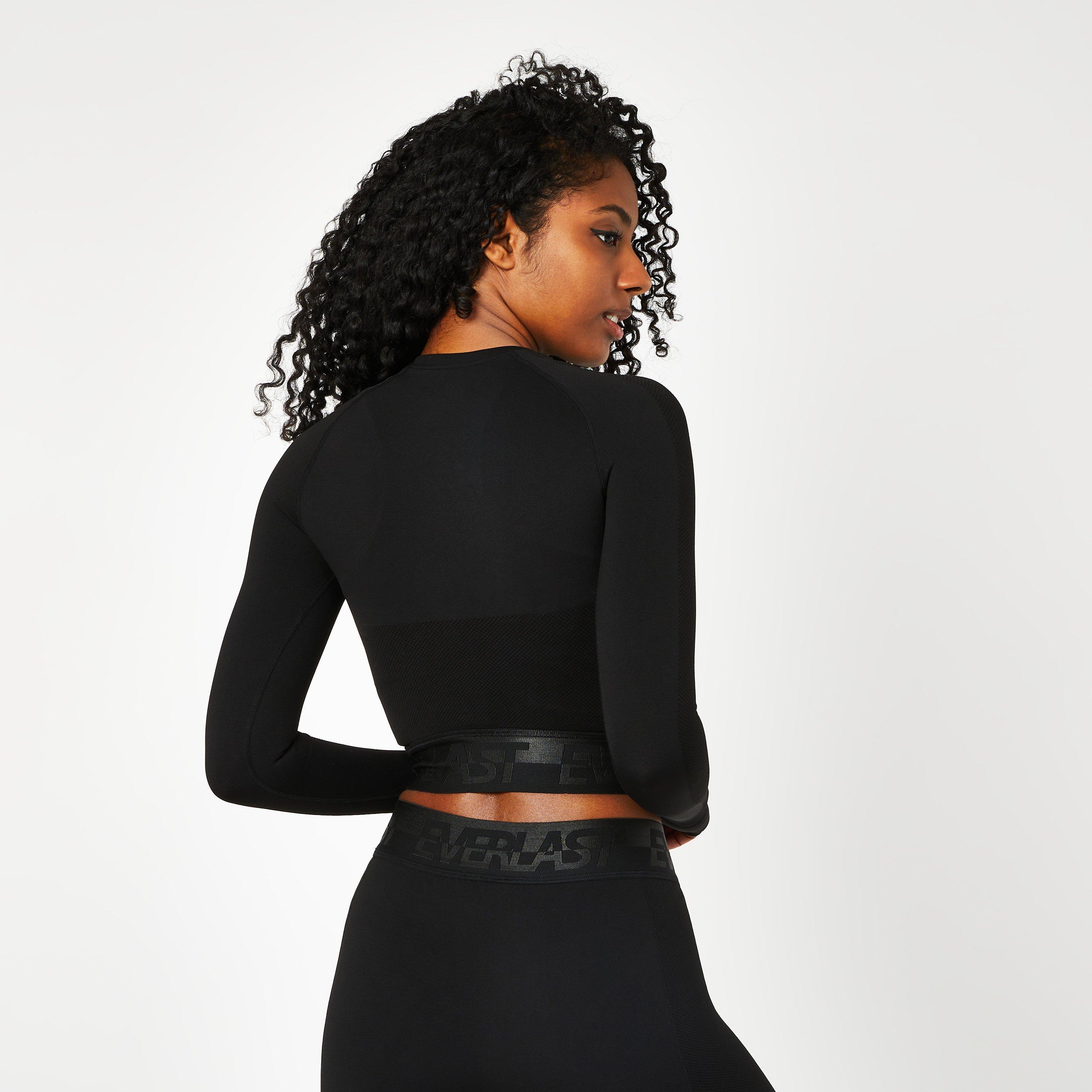 Everlast Seamless Long Sleeve Crop Top Womens
