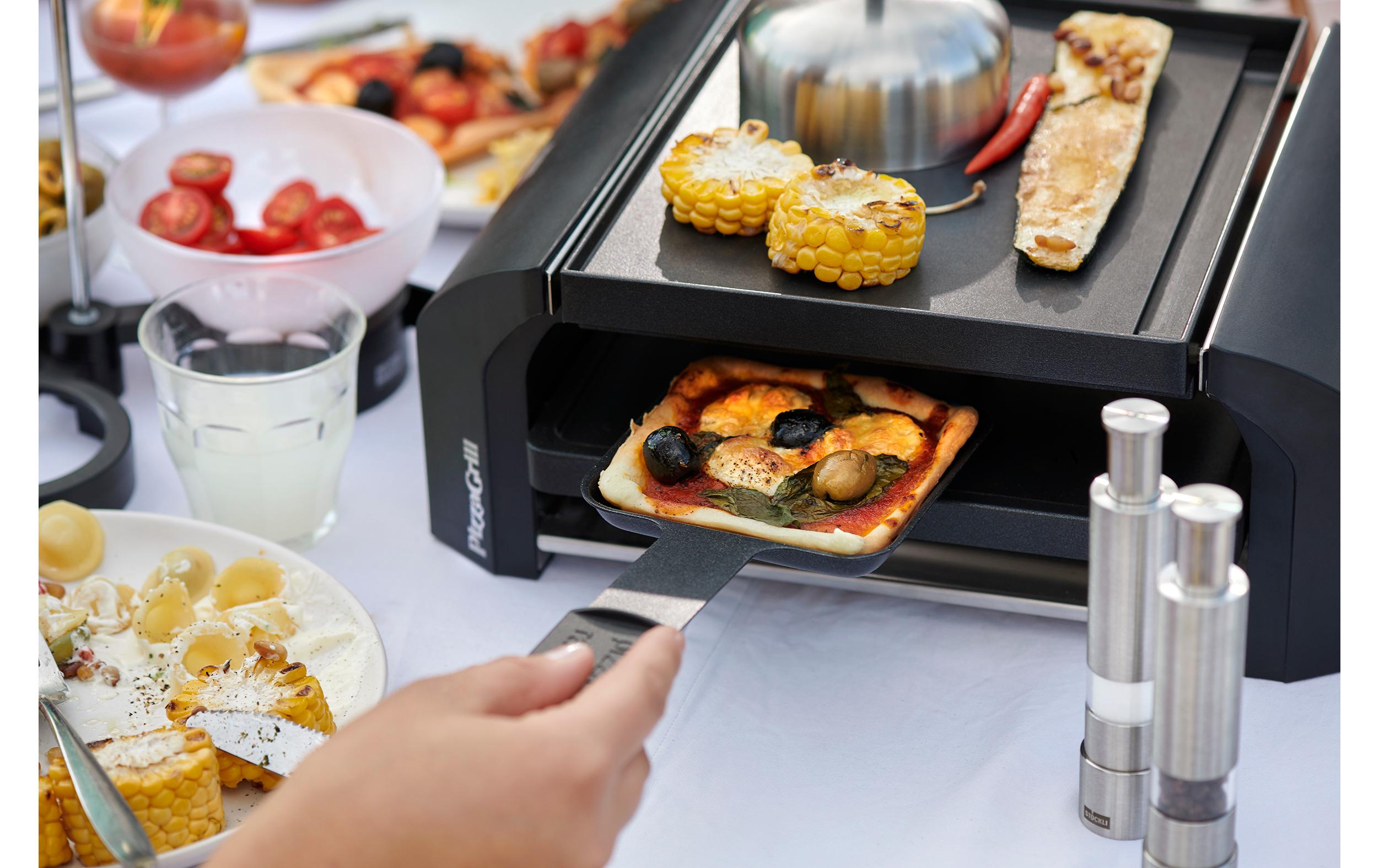 Raclette-Pfännchen Party 2 StückRaclettepfännchen zu Pizza Grill