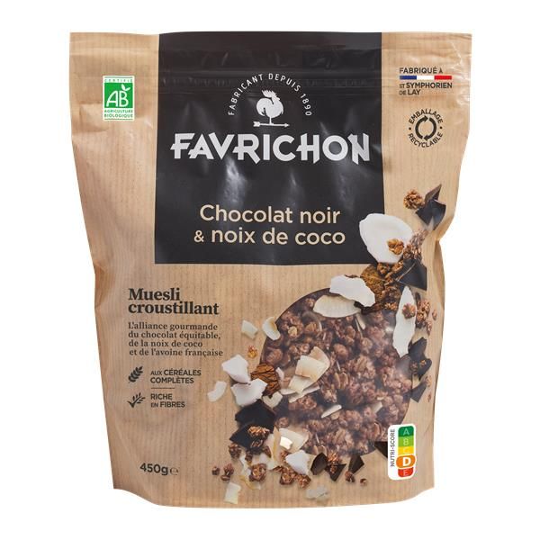 Muesli Crocante Biológico Chocolate E Coco
