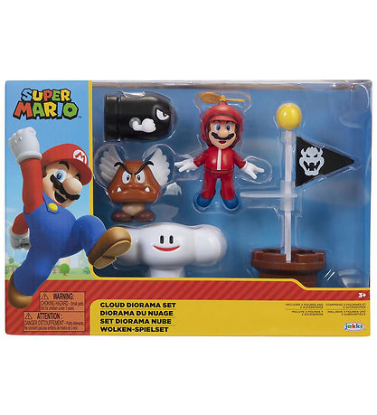 Super Mario Leges?t - Diorama Set - Cloud - 5 Dele
