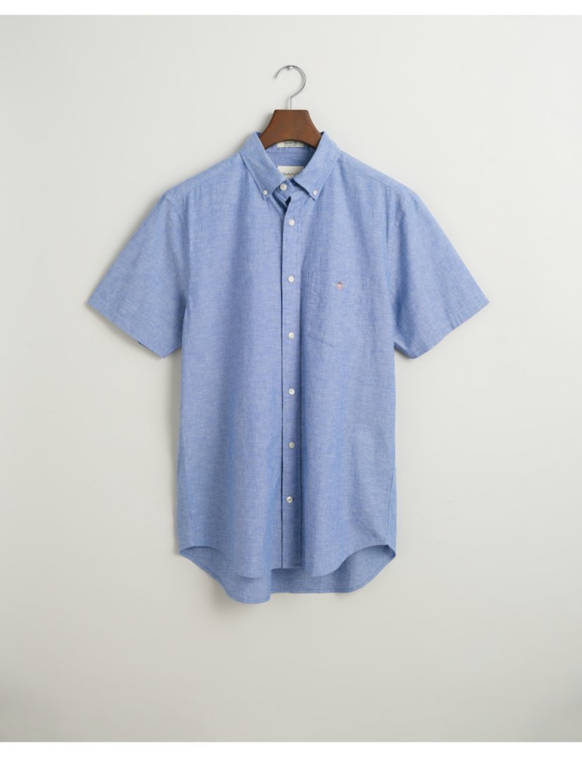 Short Sleeve Blue Shirt