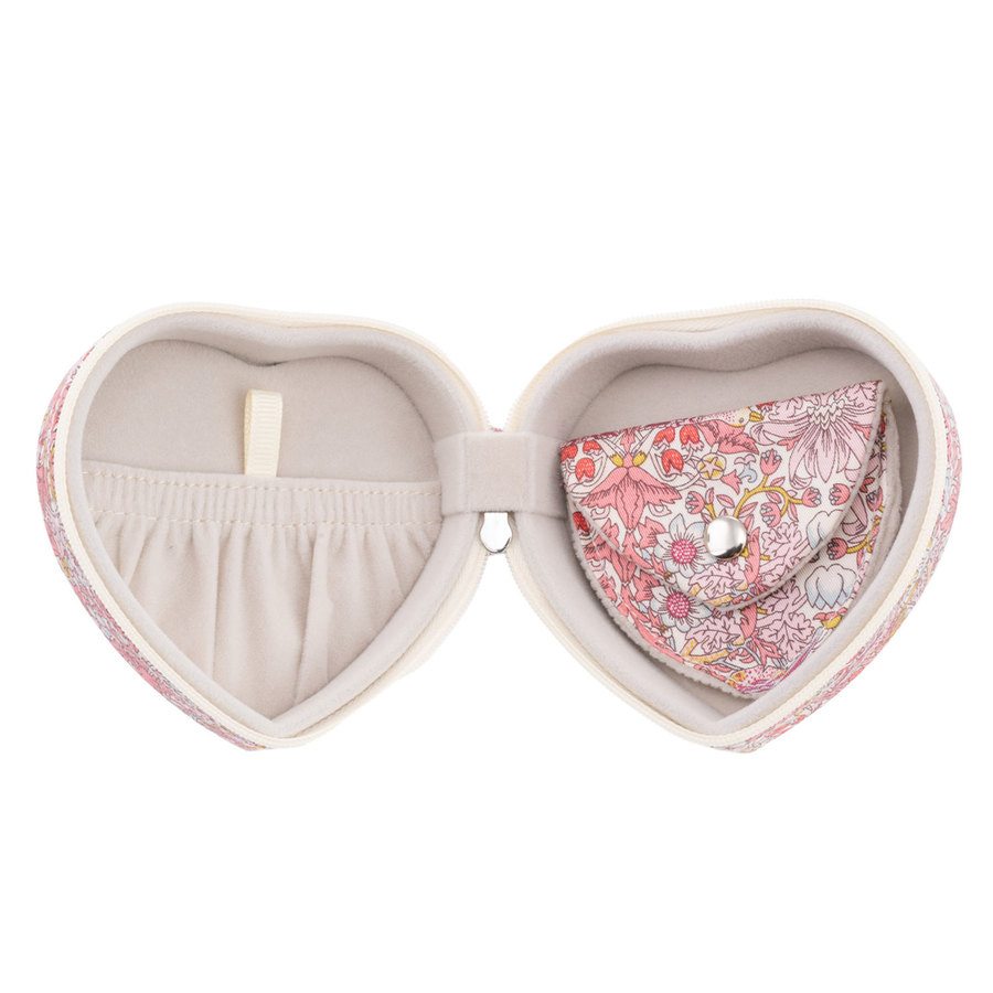 Bon Dep Jewelry Box Heart Mw Liberty Strawberry Pink