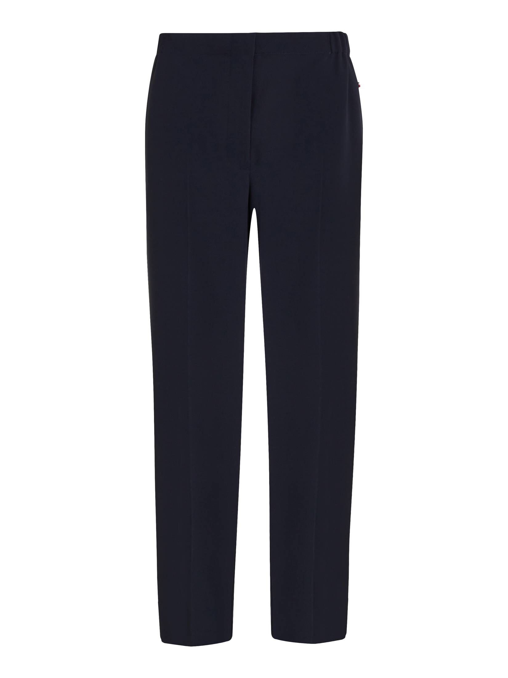 Tommy Hilfiger| Damen Marlenehose WIDE LEG FLUID TWILL CROPPED