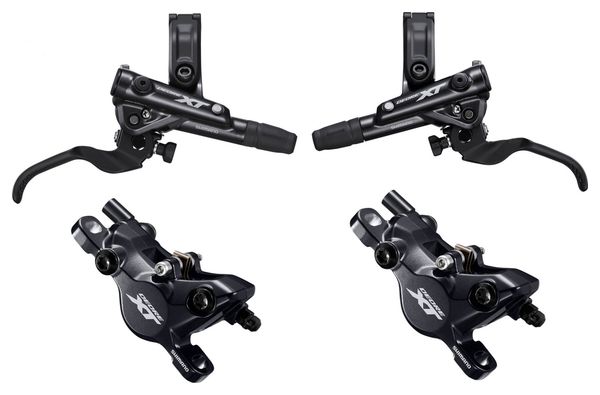Paire de freins Shimano XT M8100 Resine J-Kit (sans disque) 165cm   95cm Noir