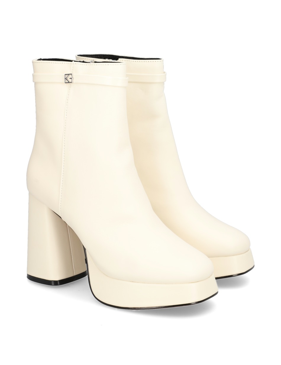 Glattleder Stiefelette
