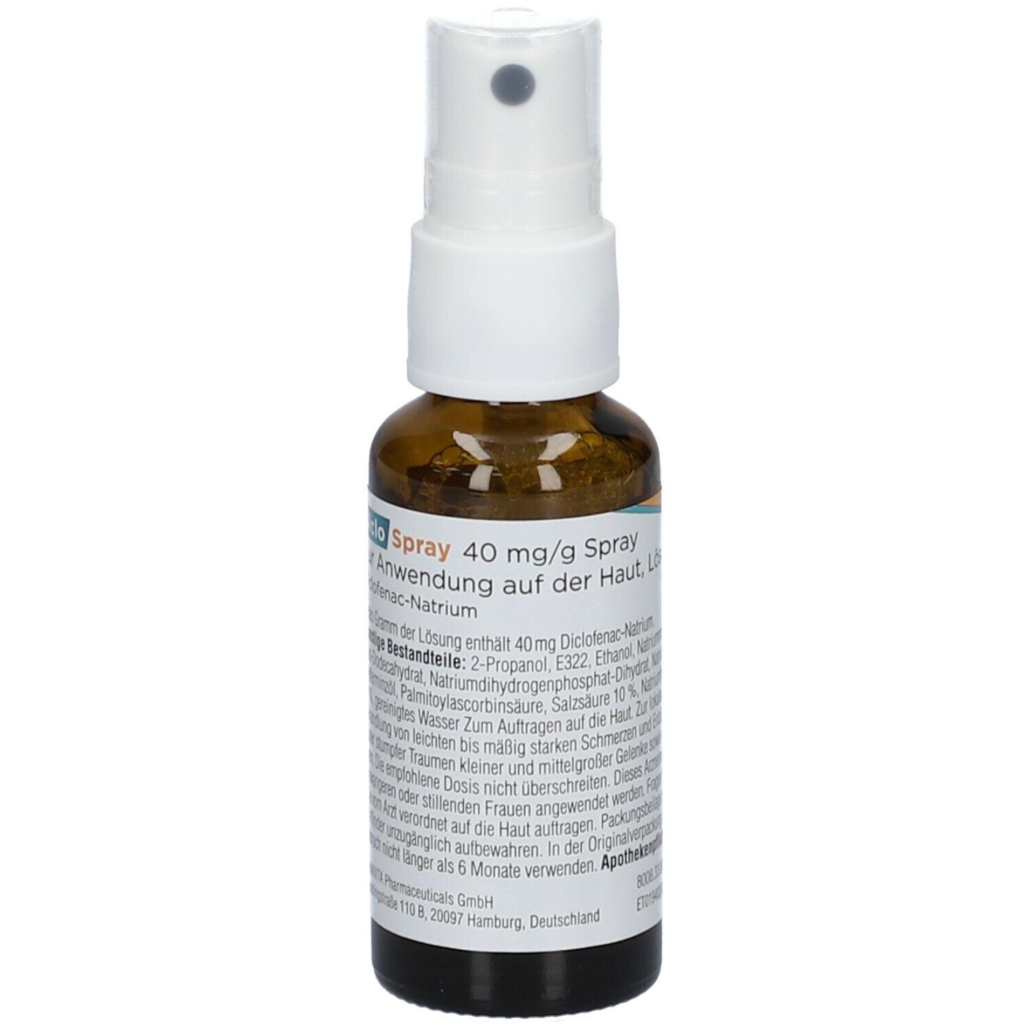 SANAVITA DicloSpray 40 mg/g Spray