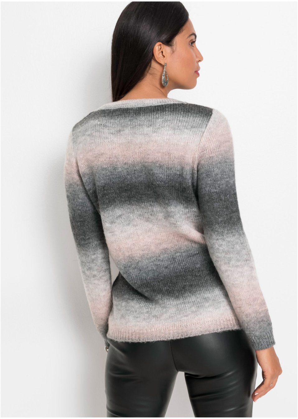 Pull à dégradé de couleurs