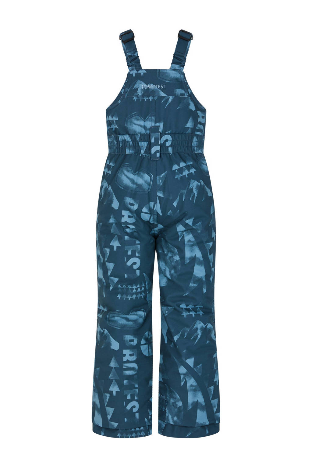 Protest ski-salopet Simon TD blauw/lichtblauw