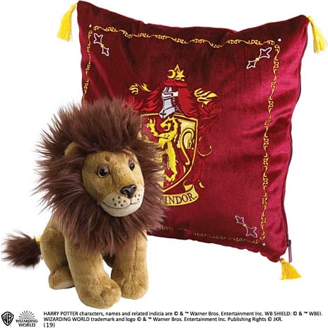 Harry Potter broderet fløjlspude 34 cm