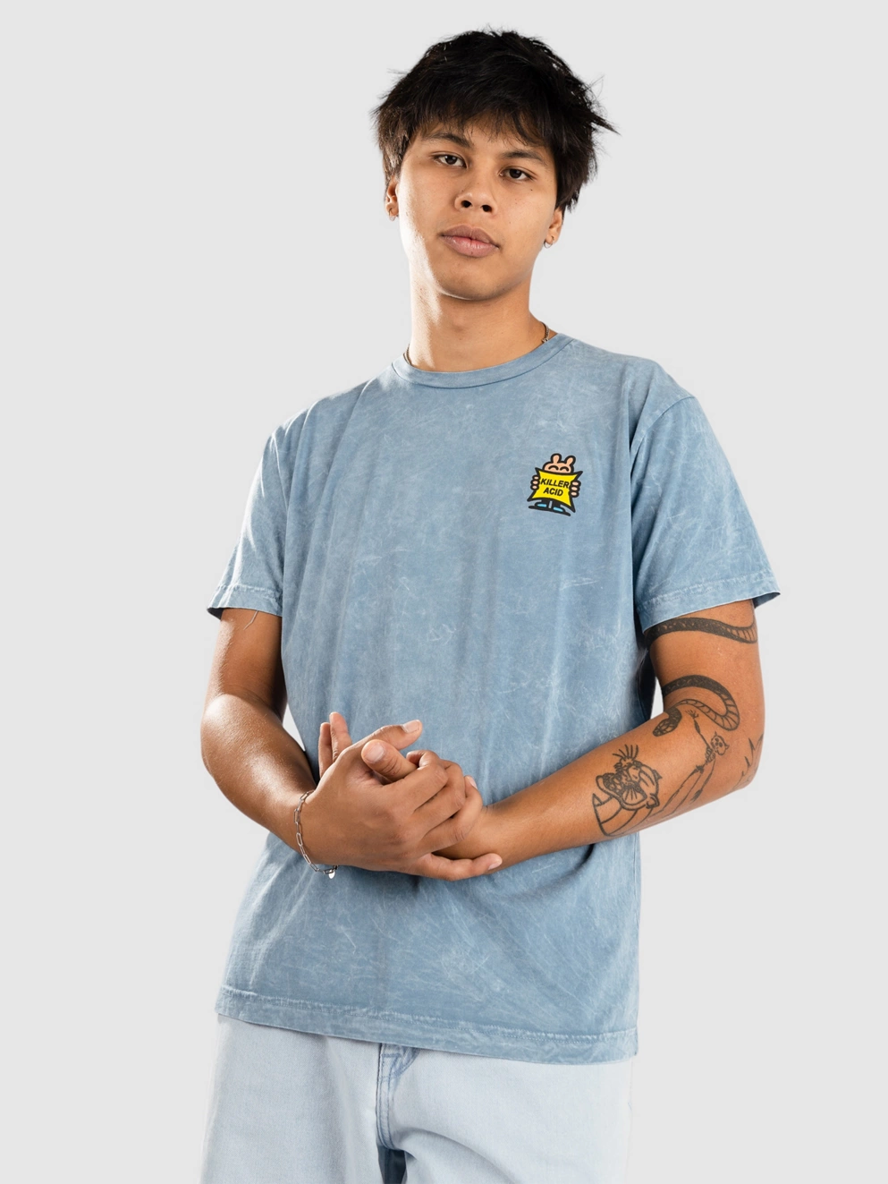 Killer Acid Duality Ice T-Shirt dye ice blue