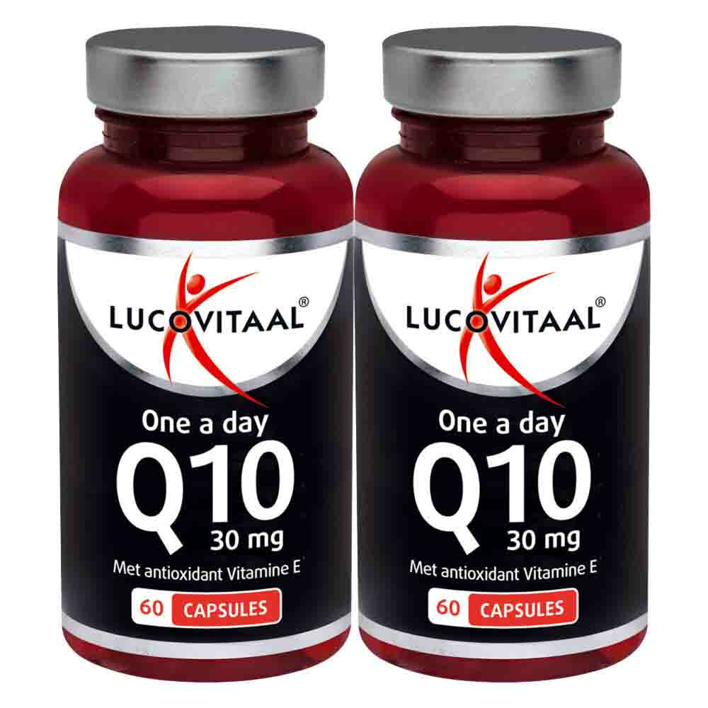 2x Lucovitaal Q10 30mg Once a Day 60 capsules