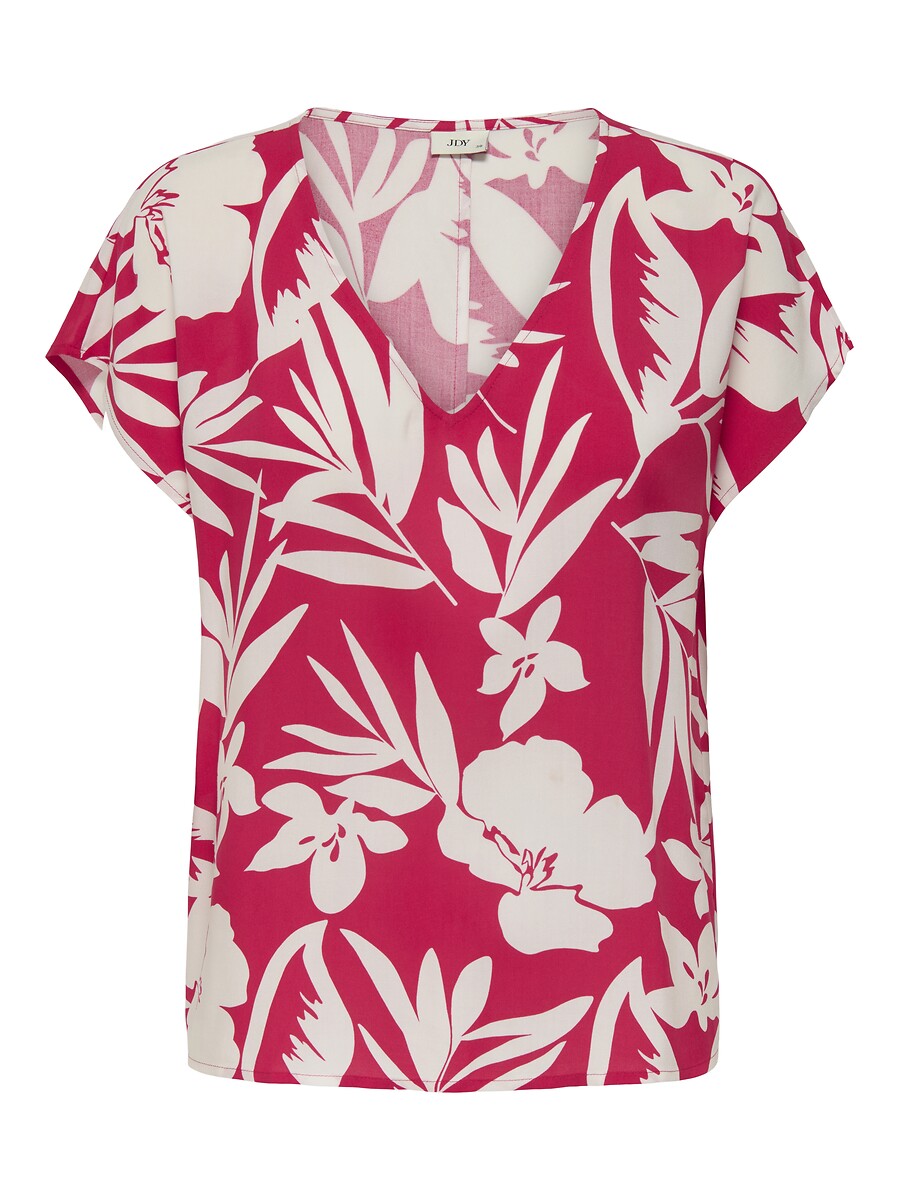 Blusa JDY com mangas curtas e decote em V
